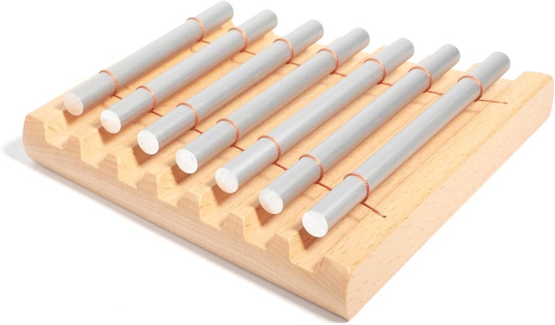 Aemrovi 7-Tone Hand Chime with Mallet - Handheld Percussion Instrument with Mallet for Mindfulness, Yoga, Classroom Management and Focus Training - Image 5